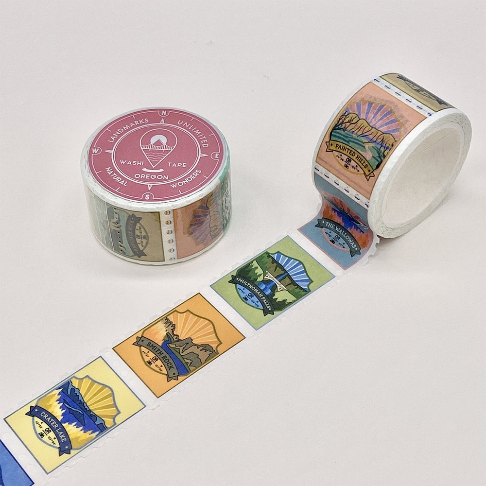 PNW/Oregon Spirit, Landmarks Unlimited, Washi Tape, Art & School, Oregon Natural Wonders, 567816